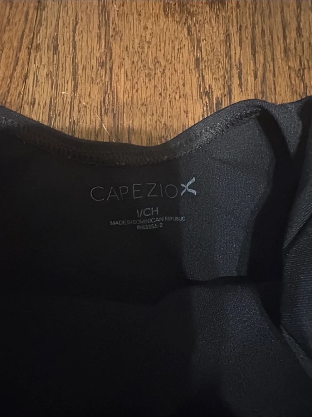 Capezio Black Short-Sleeve Dance Bodysuit